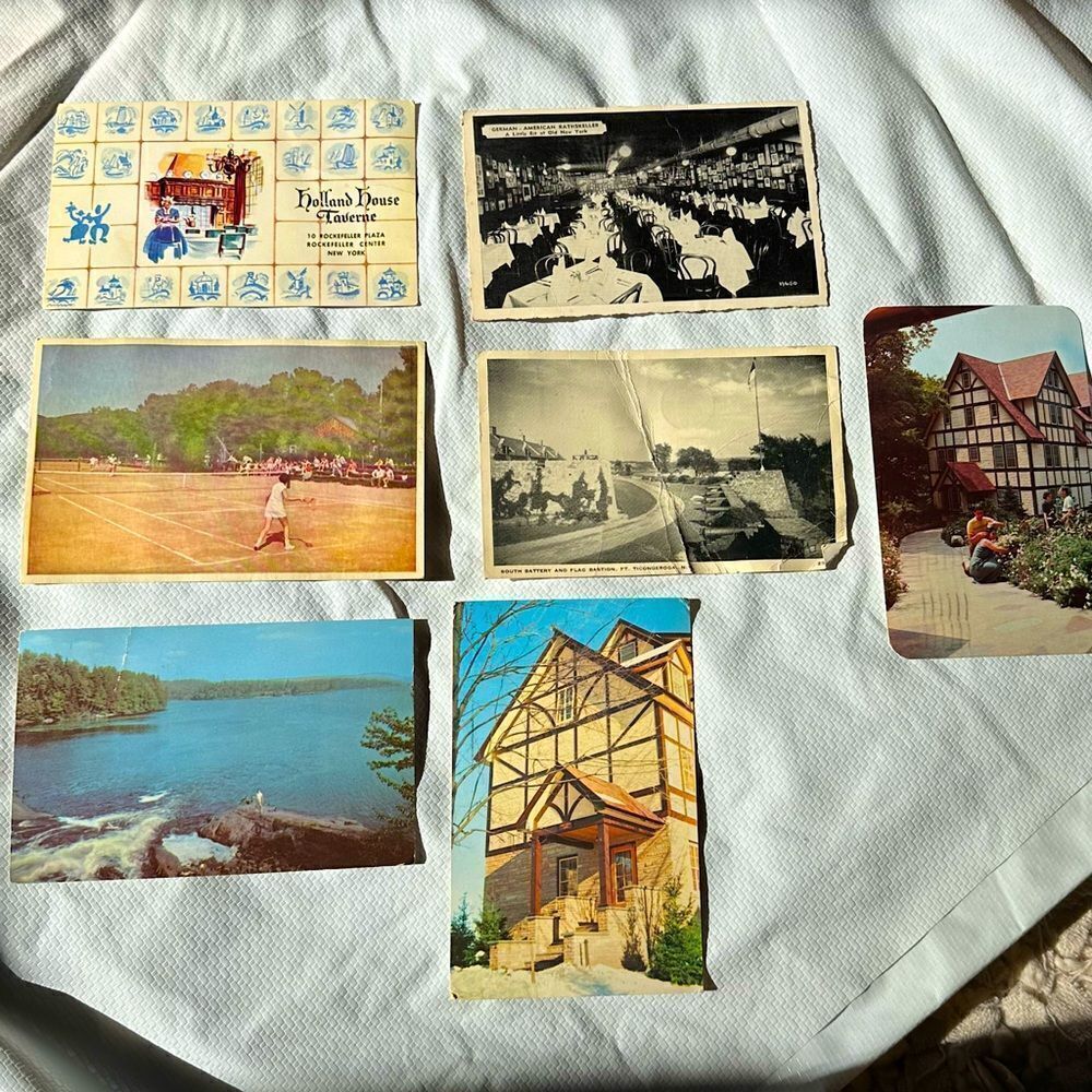 Vintage 1950s Travel Postcard Collection of New York State Sights